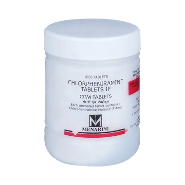 cpm 4mg tablet Allopathy (Chlorpheniramine Maleate (4mg)) - Uses in Hindi, Side Effects, Substitutes & Price in India