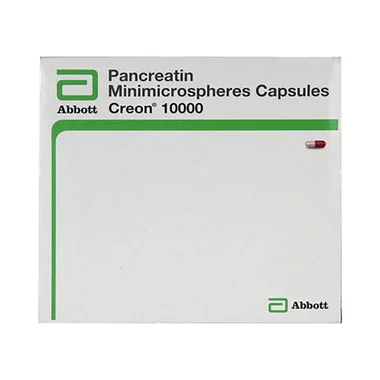creon 10000 capsule allopathy (Pancreatin (150mg)) - Uses in Hindi, Side Effects, Substitutes & Price in India