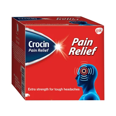 crocin pain relief tablet Allopathy (Caffeine (50mg)) - Uses in Hindi, Side Effects, Substitutes & Price in India