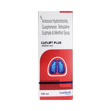 cuflift plus syrup Allopathy (Ambroxol (30mg/5ml)) - Uses in Hindi, Side Effects, Substitutes & Price in India
