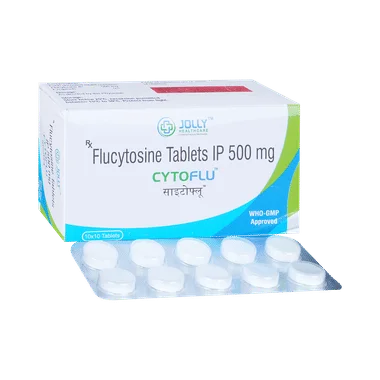 cytoflu 500mg tablet Allopathy (Flucytosine (500mg)) - Uses in Hindi, Side Effects, Substitutes & Price in India