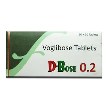 d-bose 0.2 tablet Allopathy (Voglibose (0.2mg)) - Uses in Hindi, Side Effects, Substitutes & Price in India