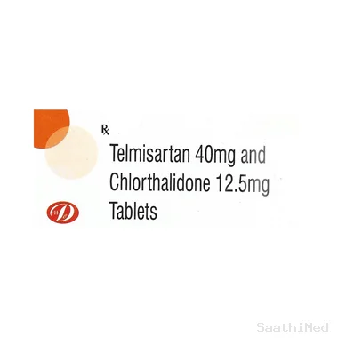 danavish telmisartan+chlorthalidone 40mg/12.5mg tablet Allopathy (Telmisartan (40mg)) - Uses in Hindi, Side Effects, Substitutes & Price in India