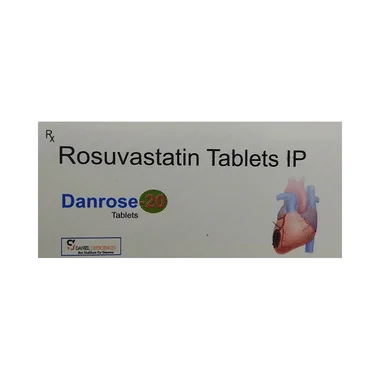 danrose 20 tablet - Rosuvastatin (20mg) medicine