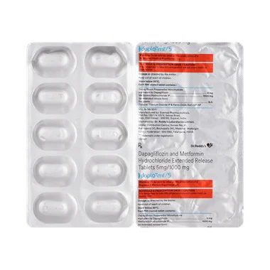 daplo mf 5mg/1000mg tablet Allopathy (Dapagliflozin (5mg)) - Uses in Hindi, Side Effects, Substitutes & Price in India