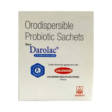 darolac sachet Allopathy (Lactobacillus (2.5Billion cells)) - Uses in Hindi, Side Effects, Substitutes & Price in India