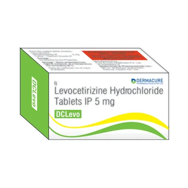 dclevo tablet Allopathy (Levocetirizine (5mg)) - Uses in Hindi, Side Effects, Substitutes & Price in India