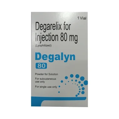 degalyn 80 injection Allopathy (Degarelix (80mg)) - Uses in Hindi, Side Effects, Substitutes & Price in India