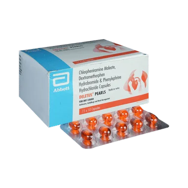 deletus  pearls  capsule Allopathy (Phenylephrine (5mg)) - Uses in Hindi, Side Effects, Substitutes & Price in India