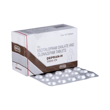 depran-h tablet Allopathy (Clonazepam (0.25mg)) - Uses in Hindi, Side Effects, Substitutes & Price in India