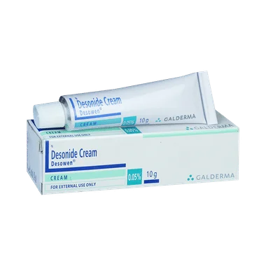 desowen 0.05% cream Allopathy (Desonide (0.05% w/w)) - Uses in Hindi, Side Effects, Substitutes & Price in India