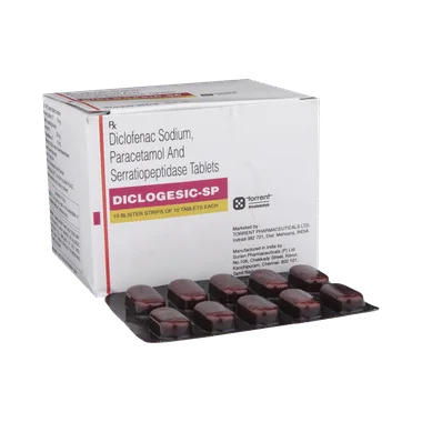 diclogesic-sp  tablet Allopathy (Diclofenac (50mg)) - Uses in Hindi, Side Effects, Substitutes & Price in India