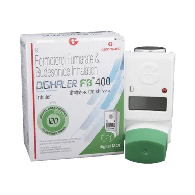digihaler fb 400 inhaler Allopathy (Formoterol (6mcg)) - Uses in Hindi, Side Effects, Substitutes & Price in India