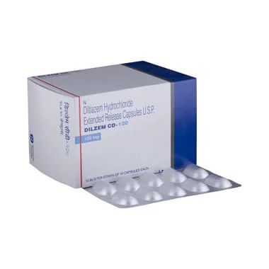 dilzem cd 120 capsule er Allopathy (Diltiazem (120mg)) - Uses in Hindi, Side Effects, Substitutes & Price in India