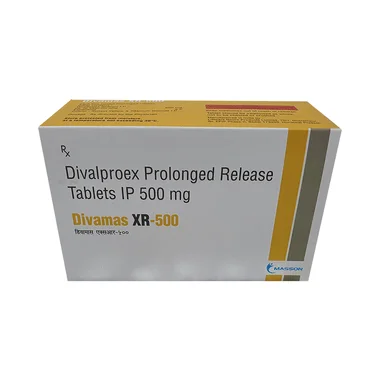 divamas xr 500 tablet Allopathy (Divalproex (500mg)) - Uses in Hindi, Side Effects, Substitutes & Price in India