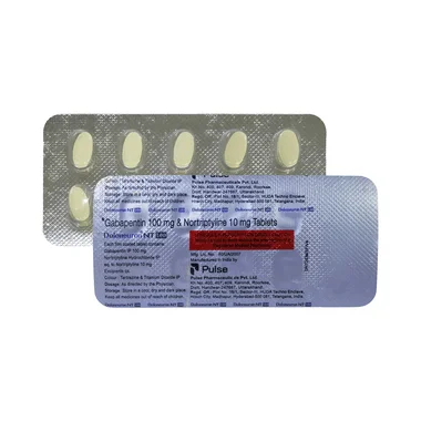 doloneuron nt 100 tablet Allopathy (Gabapentin (100mg)) - Uses in Hindi, Side Effects, Substitutes & Price in India