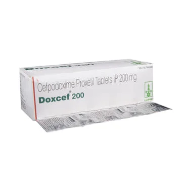 doxcef 200 tablet Allopathy (Cefpodoxime Proxetil (200mg)) - Uses in Hindi, Side Effects, Substitutes & Price in India