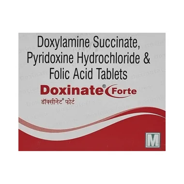 doxinate forte tablet Allopathy (Doxylamine (20mg)) - Uses in Hindi, Side Effects, Substitutes & Price in India
