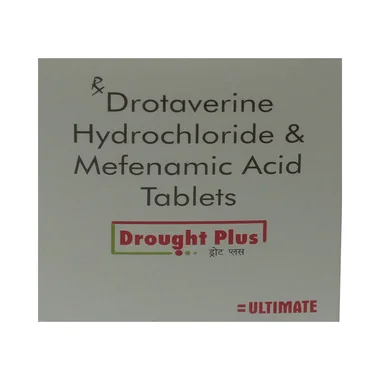 drought plus 80mg/250mg tablet Allopathy (Drotaverine (80mg)) - Uses in Hindi, Side Effects, Substitutes & Price in India