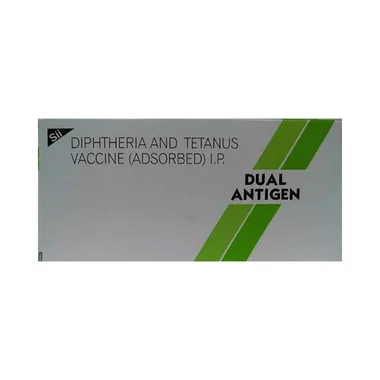 dual antigen vaccine Allopathy (Diphtheria Toxoid (30IU)) - Uses in Hindi, Side Effects, Substitutes & Price in India