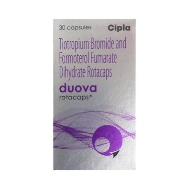 duova rotacap Allopathy (Formoterol (12mcg)) - Uses in Hindi, Side Effects, Substitutes & Price in India