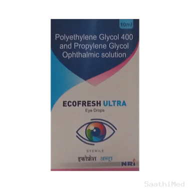 ecofresh ultra eye drop Allopathy (Polyethylene Glycol (0.4% w/v)) - Uses in Hindi, Side Effects, Substitutes & Price in India