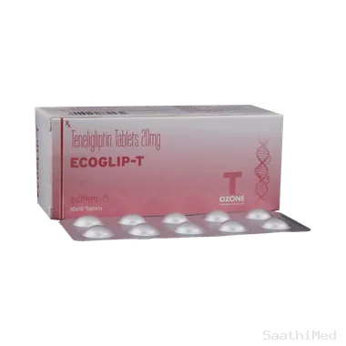 ecoglip-t tablet Allopathy (Teneligliptin (20mg)) - Uses in Hindi, Side Effects, Substitutes & Price in India