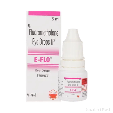 eflo eye drop Allopathy (Fluorometholone (0.1% w/v)) - Uses in Hindi, Side Effects, Substitutes & Price in India