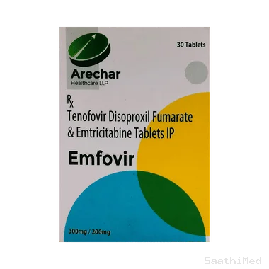 emfovir tablet Allopathy (Emtricitabine (200mg)) - Uses in Hindi, Side Effects, Substitutes & Price in India