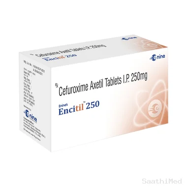 encitil 250 tablet Allopathy (Cefuroxime (250mg)) - Uses in Hindi, Side Effects, Substitutes & Price in India