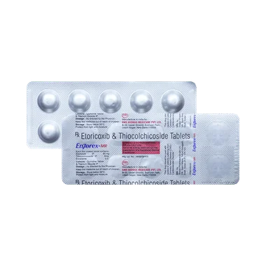 enzorex-mr tablet Allopathy (Etoricoxib (60mg)) - Uses in Hindi, Side Effects, Substitutes & Price in India