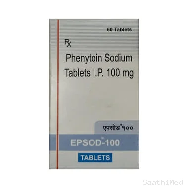 epsod 100mg tablet Allopathy (Phenytoin (100mg)) - Uses in Hindi, Side Effects, Substitutes & Price in India