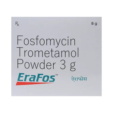 erafos 3gm granules Allopathy (Fosfomycin (3gm)) - Uses in Hindi, Side Effects, Substitutes & Price in India