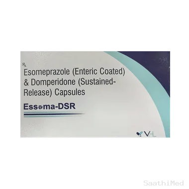 essoma-dsr capsule Allopathy (Domperidone (30mg)) - Uses in Hindi, Side Effects, Substitutes & Price in India