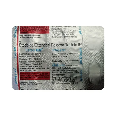 etoflu 600mg tablet er - Etodolac (600mg) medicine