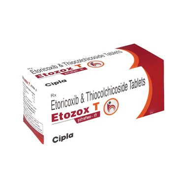 etozox t tablet Allopathy (Etoricoxib (60mg)) - Uses in Hindi, Side Effects, Substitutes & Price in India