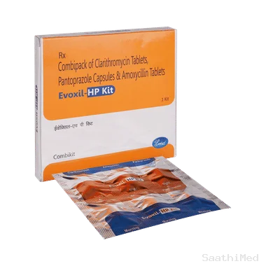 evoxil-hp kit Allopathy (Amoxycillin (750mg)) - Uses in Hindi, Side Effects, Substitutes & Price in India