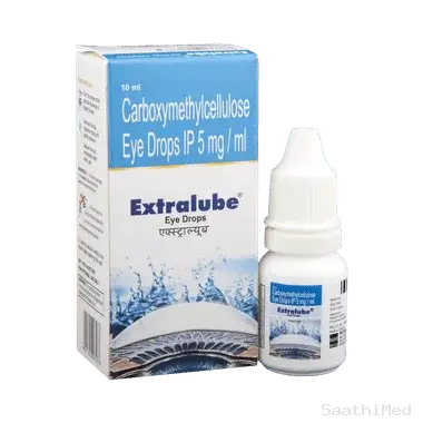 extralube eye drop Allopathy (Carboxymethylcellulose (5mg/ml)) - Uses in Hindi, Side Effects, Substitutes & Price in India
