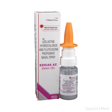ezicas az nasal spray Allopathy (Fluticasone Propionate (50mcg)) - Uses in Hindi, Side Effects, Substitutes & Price in India