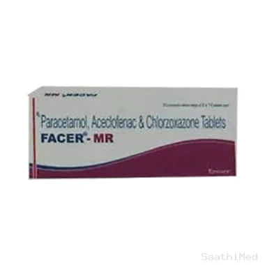 facer-mr tablet Allopathy (Aceclofenac (100mg)) - Uses in Hindi, Side Effects, Substitutes & Price in India