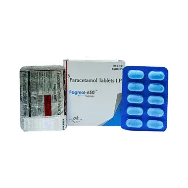 Fagmol 650mg Tablet Allopathy (Paracetamol (650mg)) - Uses in Hindi, Side Effects, Substitutes & Price in India