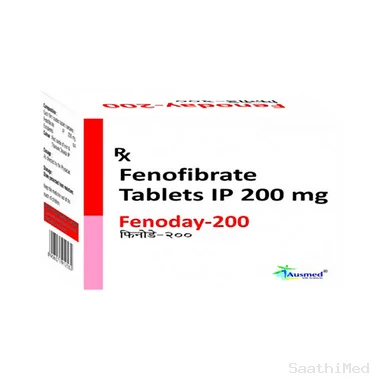 fenoday 200mg tablet Allopathy (Fenofibrate (200mg)) - Uses in Hindi, Side Effects, Substitutes & Price in India