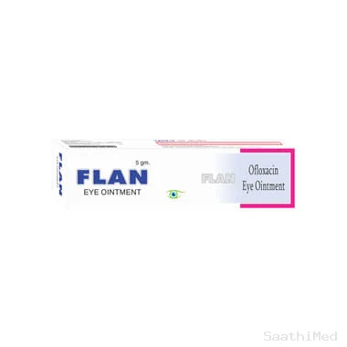 flan eye ointment Allopathy (Ofloxacin (0.3% w/w)) - Uses in Hindi, Side Effects, Substitutes & Price in India