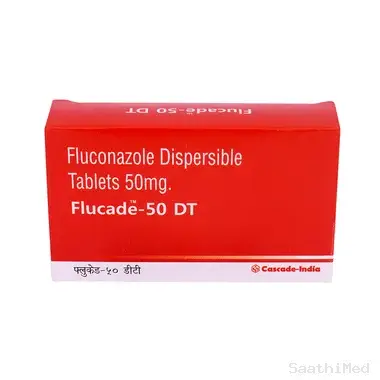 Flucade 50 DT Tablet Allopathy (Fluconazole (50mg)) - Uses in Hindi, Side Effects, Substitutes & Price in India