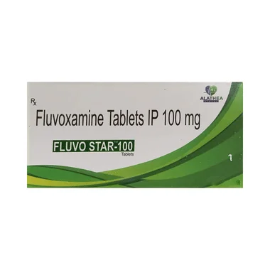 fluvo star 100 tablet Allopathy (Fluvoxamine (100mg)) - Uses in Hindi, Side Effects, Substitutes & Price in India