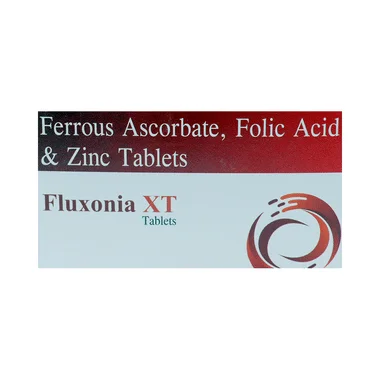 fluxonia xt tablet Allopathy (Ferrous Ascorbate (100mg)) - Uses in Hindi, Side Effects, Substitutes & Price in India