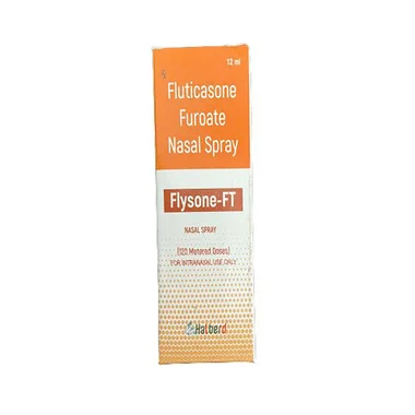 flyzone-ft nasal spray Allopathy (Fluticasone Furoate (27.5mcg)) - Uses in Hindi, Side Effects, Substitutes & Price in India