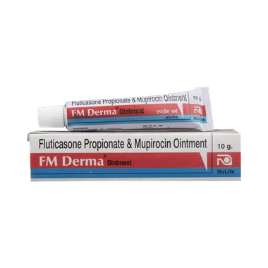 fm derma ointment Allopathy (Fluticasone Propionate (0.005% w/w)) - Uses in Hindi, Side Effects, Substitutes & Price in India
