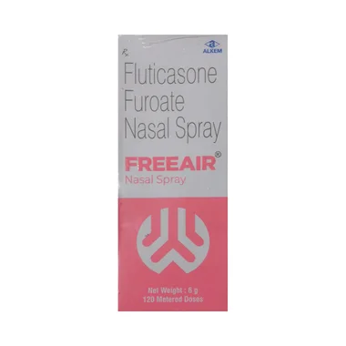 freeair nasal spray Allopathy (Fluticasone Propionate (27.5mcg)) - Uses in Hindi, Side Effects, Substitutes & Price in India