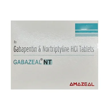 gabazeal nt 400mg/10mg tablet Allopathy (Gabapentin (400mg)) - Uses in Hindi, Side Effects, Substitutes & Price in India